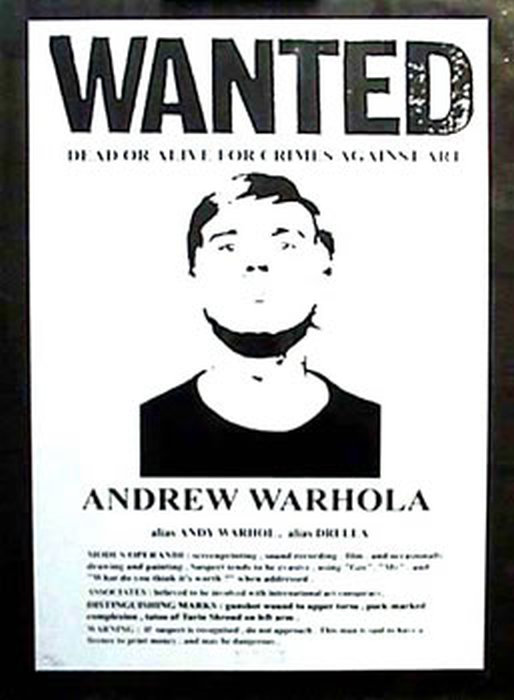 Wanted Warhol